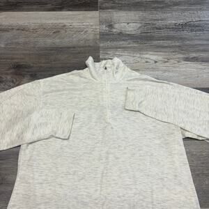 Vintage Patagonia Capilene Gray‎ Womens L 1/4 Zip Mock Pullover Sweatshirt USA